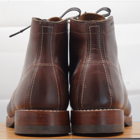 Wolverine 1000 Mile Boots Men 10.5 D Leather Cap Toe Goodyear Welt Heritage - Picture 6 of 13